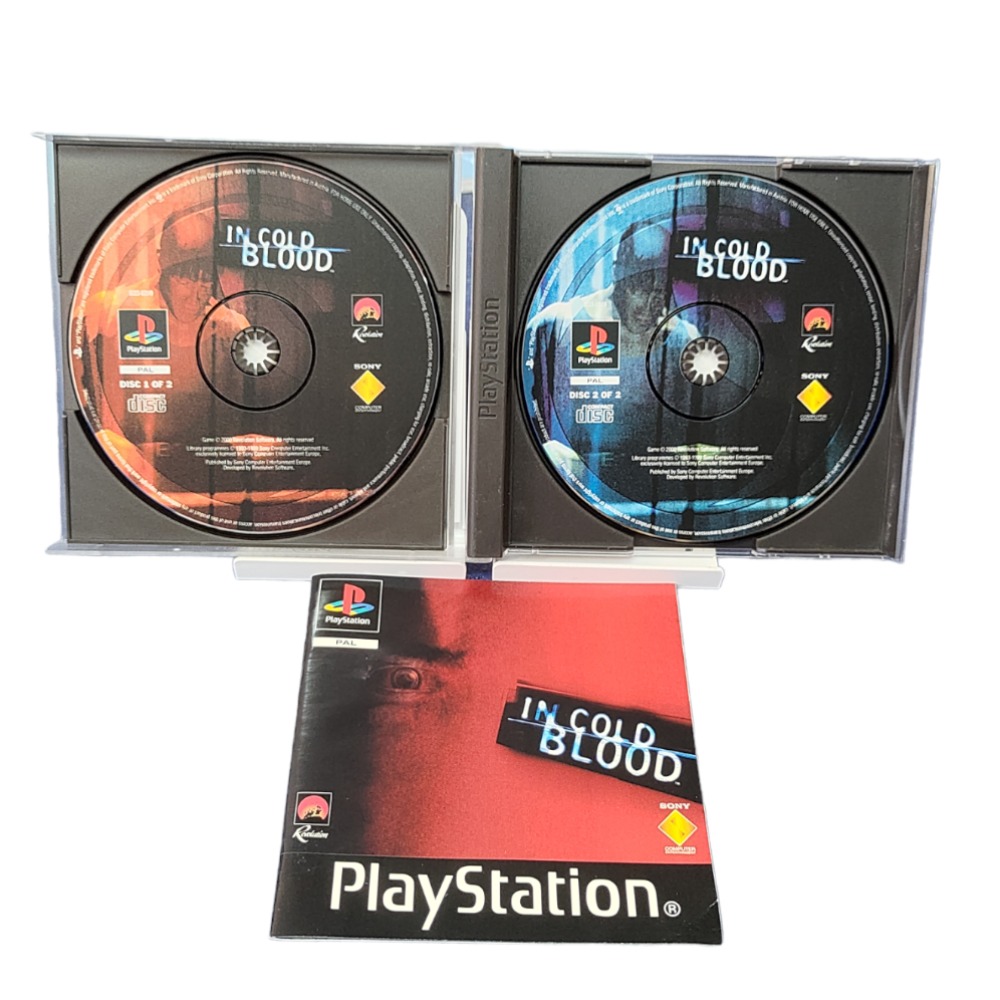 Jeu PS1 De Sang Froid / In Cold Blood - Version PAL - Bon état (boîte Avec éclat)